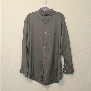 Ralph Lauren Gray Casual Button Down Shirt